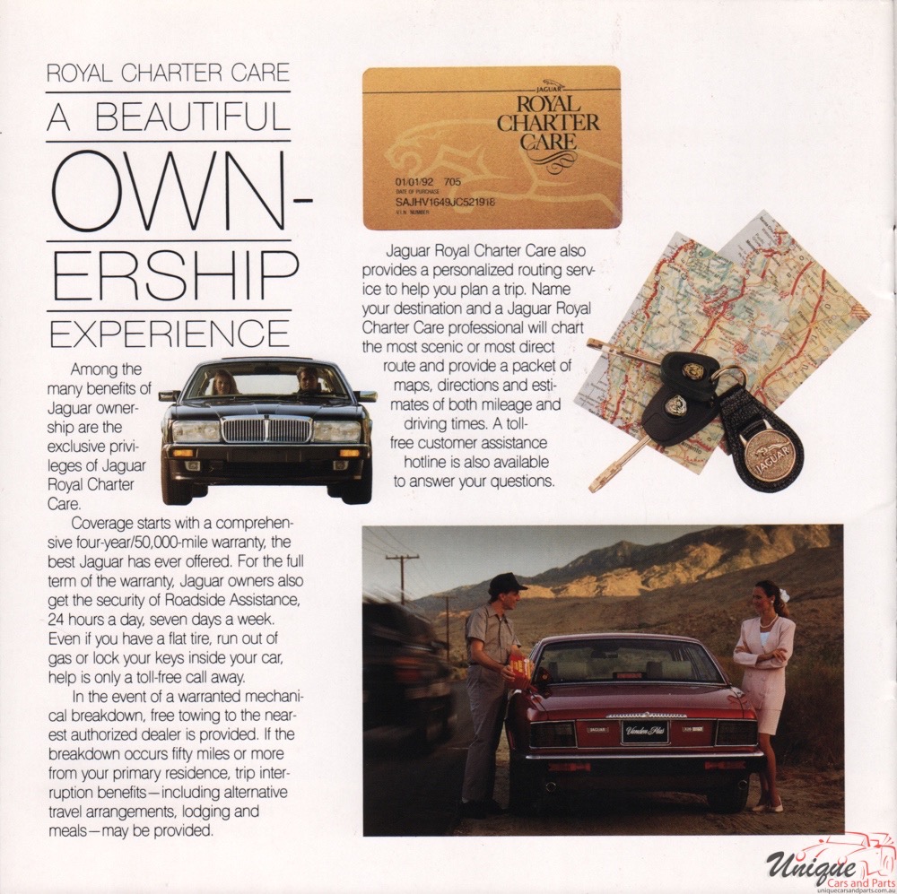 1993 Jaguar Model Lineup Brochure Page 14